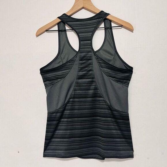 Skechers SPORT Gray Striped Tank Top   Sz M - Picture 2 of 5